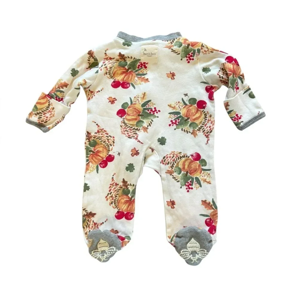 Burts Bees Organic Cotton Pajama Bundle NB 0-3 Months and 12 Months